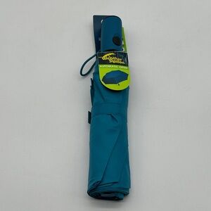 The Weather Station Super Mini Oversize Manual Teal Umbrella Full 42" ARC